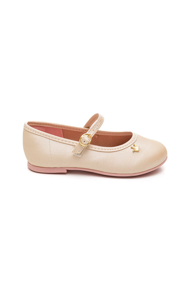 Sapatilha Molekinha Bebê Infantil Menina Princesa 2106.104 Off-White