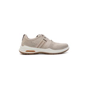 Sapatênis Pegada Casual Masculino Amortech Couro 110501-06 Cinza