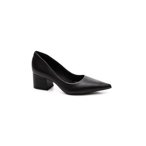 Sapato Lia Line Scarpin Feminino Couro Lilith 2293.71568 Preto