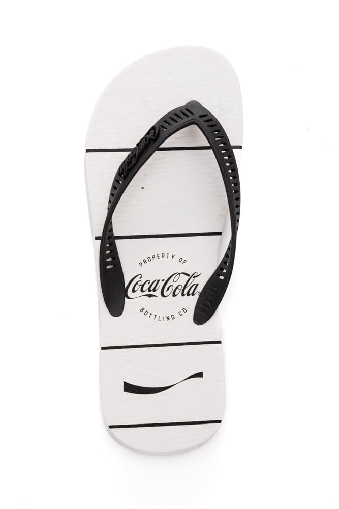 Chinelo-Coca-Cola-Shoes-Spencerian-Branco