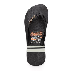 Chinelo Coca Cola Shoes  Masculino Cc4517 Preto