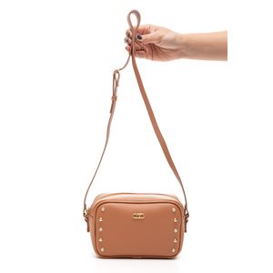 Bolsa Beira Rio Transversal Feminina Em Napa 80016.3 Nude