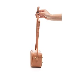 Bolsa Beira Rio Transversal Feminina Em Napa 80016.3 Nude