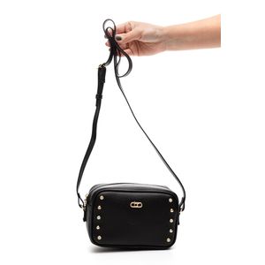 Bolsa Beira Rio Transversal Feminina Em Napa 80016.3 Preto