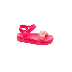 Sandália Lue Lua Papete Infantil Menina Glitter 101005-293 Pink