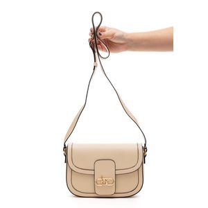 Bolsa Beira Rio Transversal Feminina Botão Magnético 80036.1 Off-White