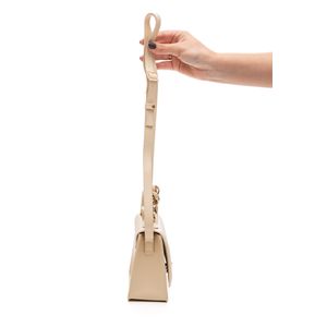 Bolsa Beira Rio Flap Feminina Botão Magnético 80018.3 Off-White
