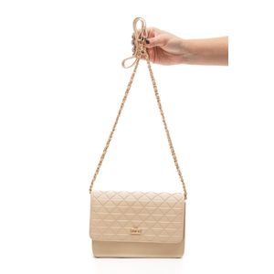 Bolsa Beira Rio Flap Feminina Botão Magnético 80018.4 Off-White