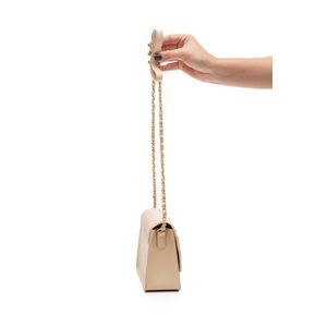Bolsa Beira Rio Flap Feminina Botão Magnético 80018.4 Off-White