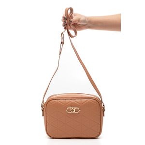 Bolsa Beira Rio Crossbody Feminina Zíper 80033.2 Nude