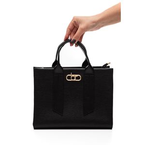 Bolsa Beira Rio Tote Feminina Napa Floter 80028. Preto