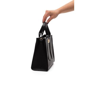 Bolsa Beira Rio Tote Feminina Napa Floter 80028. Preto