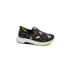Tênis Molekinho Slip On Infantil Menino Astronauta 2634.100 Preto