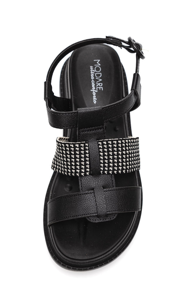 Sandalia-Modare-Papete-Feminina-Napa-Floather-Nature-7200.101-Preto