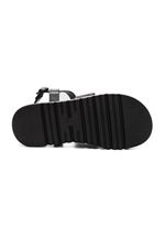 Sandalia-Modare-Papete-Feminina-Napa-Floather-Nature-7200.101-Preto