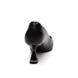 Sapato Beira Rio Salto Baixo Feminino Bico Fino 4322.102 Preto