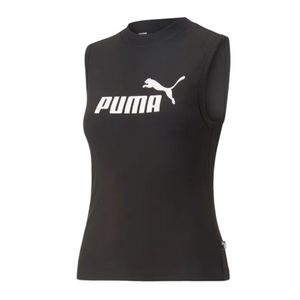Regata Puma Essentials Slim Logo Feminino 673695 Preto