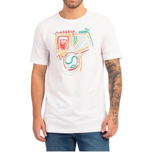 Camiseta Puma Estampada Year Of Sports 681470 02 Branco