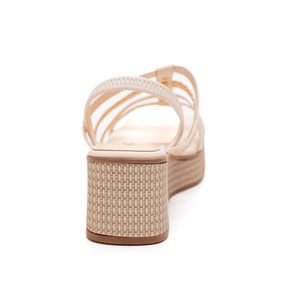 Sandália Mississipi Anabela Feminina Mc382-02 Off-White