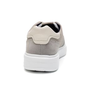 Tênis Casual Pegada Masculino Em Couro Flow 111903-09 Cinza