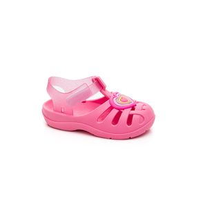 Sandália Lue Lua Babuche Infantil Menina 129023-14 Rosa