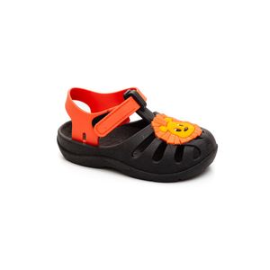 Sandália Lue Lua Babuche Infantil Menino 129508-614 Preto