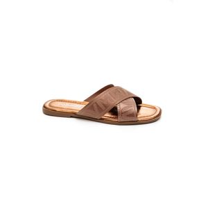 Chinelo Via Marte Rasteiras Feminina Slide 173-013-01 Cobre