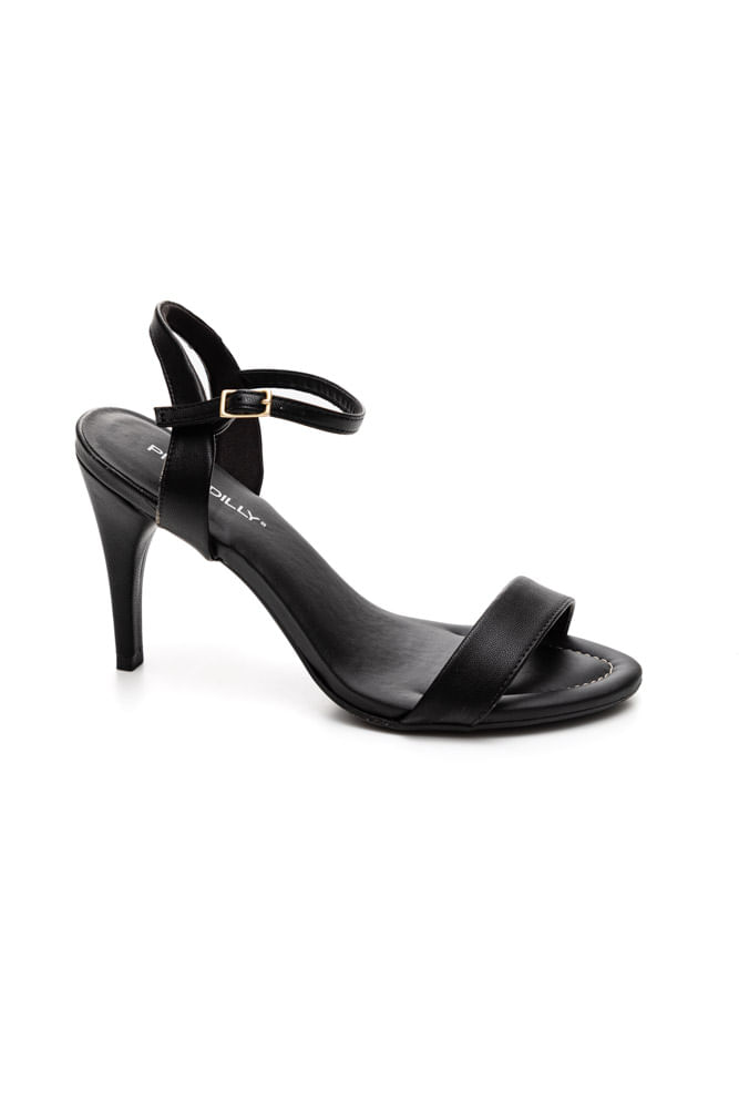 Sandália Piccadilly Salto Alto Rafa Feminina 727044nap Preto