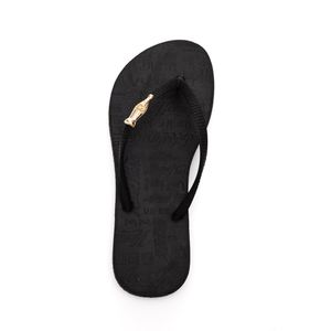 Chinelo De Dedo Coca-Cola Feminino Logo Relevo Cc3892 Preto
