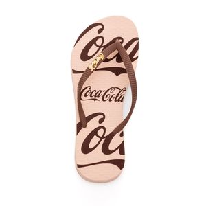 Chinelo Coca-Cola Slim Feminino  Cc4496 Rosa Claro