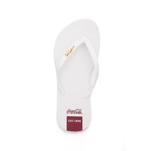Chinelo Coca-Cola Slim Feminino Cc4493 Branco