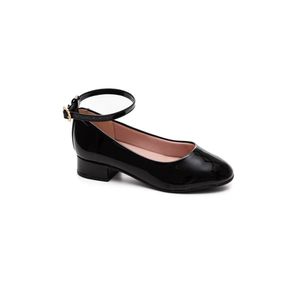 Sapatilha Sua Cia Mini Infantil Menina Verniz  9049.51975vz Preto