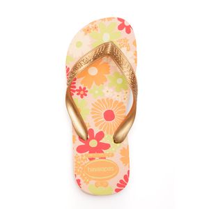 Chinelo Havaianas Juvenil Menina Flores Rosa