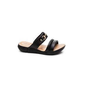 Chinelo Modare Ultra Conforto Feminino Rasteiro 7199.101 Preto