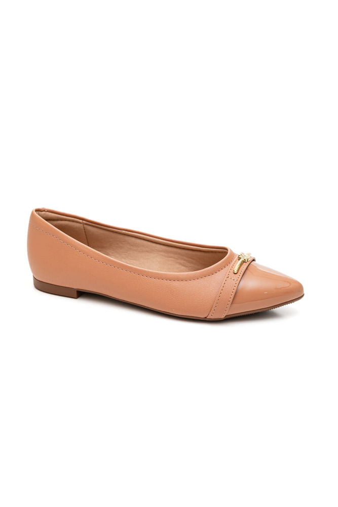 Sapatilha  Modare  Ultra Conforto Feminina Bico Fino   7334.244 Nude