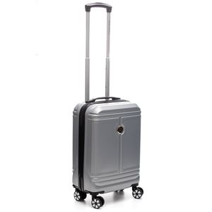 Mala De Viagem Luxcel Pequena Polo King 10kg -  Mf10474pk-B Prata