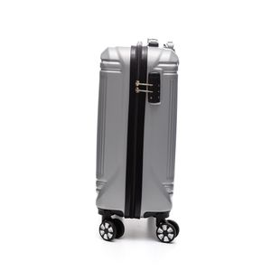 Mala De Viagem Luxcel Pequena Polo King 10kg -  Mf10474pk-B Prata