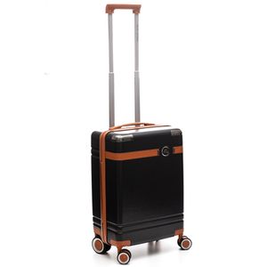 Mala De Viagem Luxcel Pequena Polo King 10kg -  Mf10502pk-20 Preto