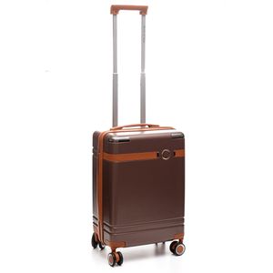 Mala De Viagem Luxcel Pequena Polo King 10kg -  Mf10502pk-20 Marrom