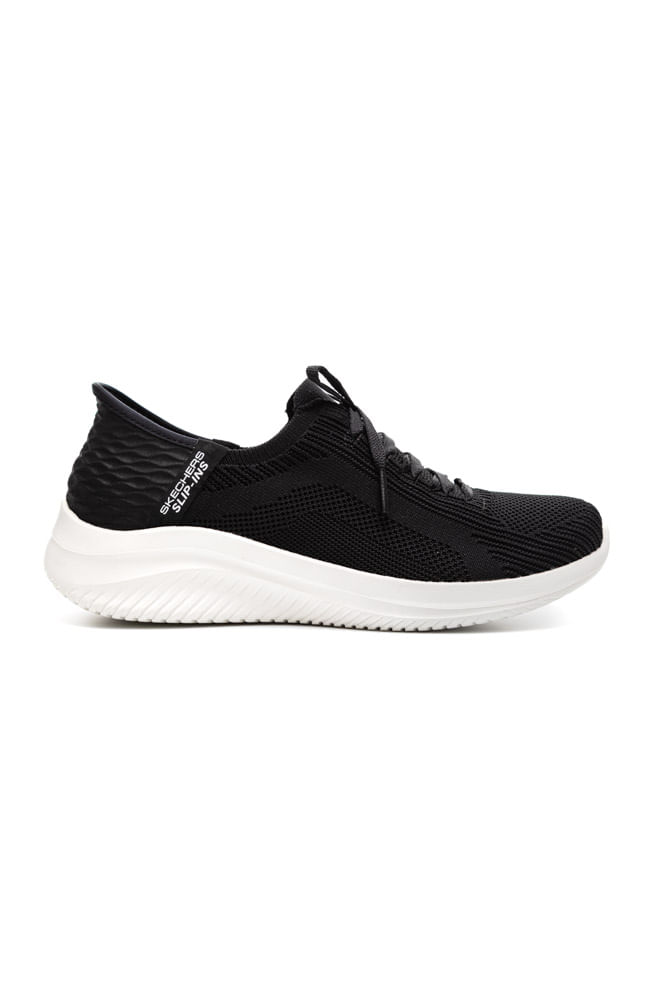 Tenis-Skechers-Slip-Ins-Ultra-Flex-3.0-Feminino-Casual-149710-Blk-Preto