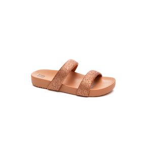 Chinelo Zaxy  Rasteira Feminina Bestie 19206-Bk775 Bege