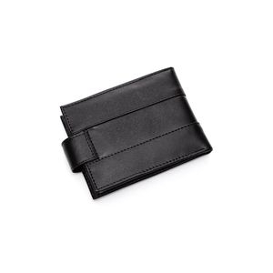 Carteira Pegada Masculina Em Couro Ca003132-01new Preto