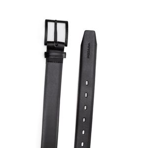 Cinto Pegada Em Couro Soft Masculino Ci002364-01 Preto