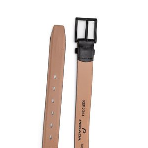 Cinto Pegada Em Couro Soft Masculino Ci002364-01 Preto