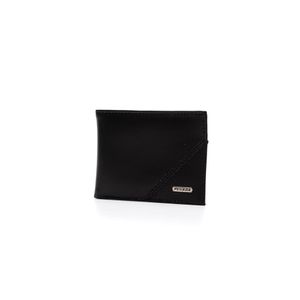 Carteira Pegada Masculina Em Couro Ca003133-01 Preto
