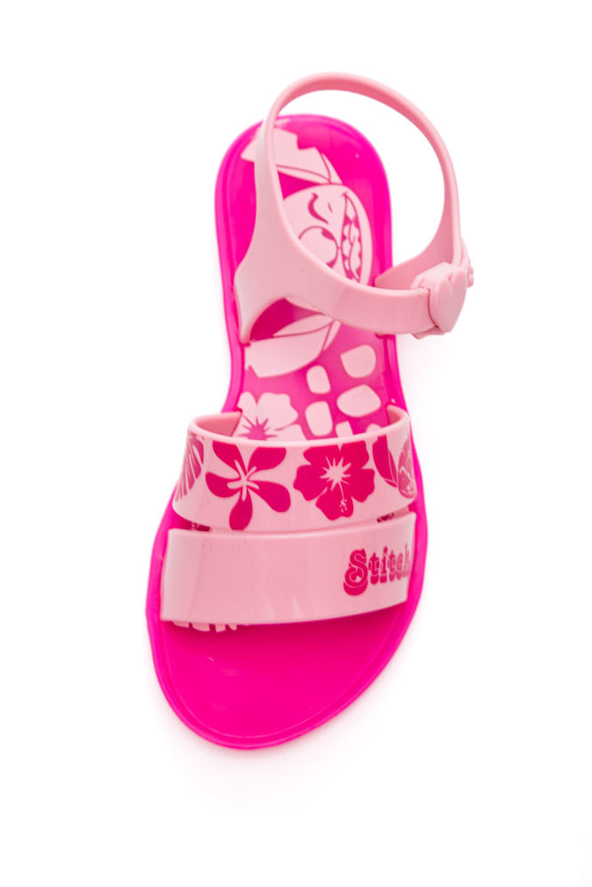 Sandália Grendene Kids Rasteira Stitch Time Com Relógio 23248