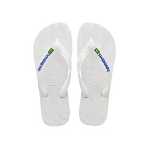 Chinelo Dedo Unissex Havaianas Brasil Logo Branco