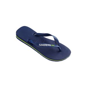 Chinelo Havaianas Brasil Logo Marinho