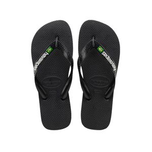 Chinelo Havaianas Brasil Logo Masculino  Preto