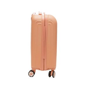 Mala De Viagem Média Luxcel Em Abs 23kg - Mf10467pk-2 Rosa